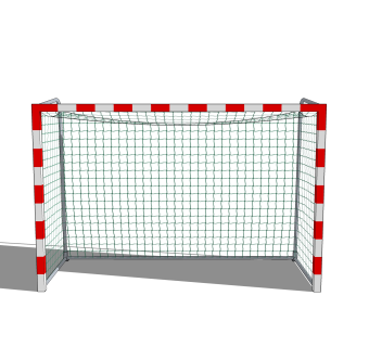 现代足球门草图大师模型，足球门SKB文件下载