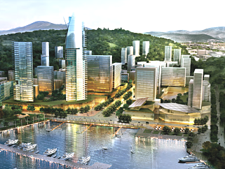 特色经济开发区山水城市规划设计方案