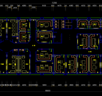 大型KTV方案cad布置图，KTV方案cad图纸下载