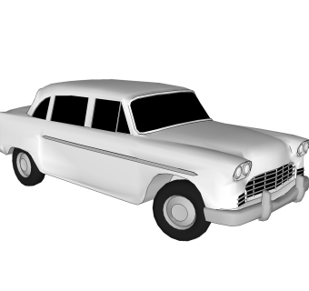 现代汽车免费su模型，现代汽车sketchup模型，汽车草图大师素材下载