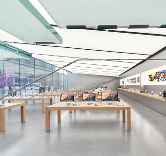 商业旗舰店装修施工图案例