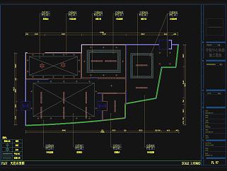 办公室装修施工图全套<em>平面施工图</em>，CAD建筑图纸免费...