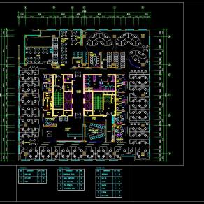 DELL办公室CAD施工图，CAD建筑图纸免费下载