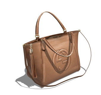 现代手提包SU模型，手提包SKB文件下载