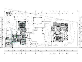 新中式常熟市辛庄两层别墅CAD模型下载及效果图下载