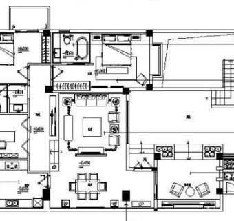 山水华庭情景洋房CAD施工图及效果图，CAD建筑图纸免费下载