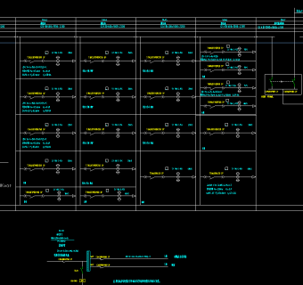 天津某仓储项目一期工程电气图纸，电气CAD施工图纸下载