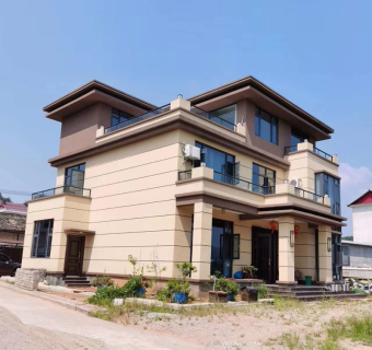 新中式新农村三层洋房自建房设计图纸，乡村新款别墅设计图下载