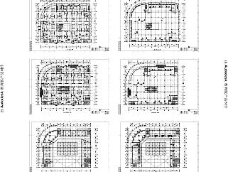 超市中央空调施工图设计套图,购物中心CAD图纸dwg文件下载