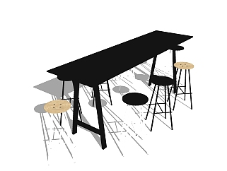 现代<em>餐桌椅</em>免费su模型，<em>餐桌椅</em>草图大师模型下载
