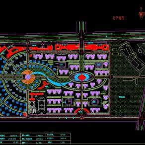 小区平面图规划施工图CAD图纸下载