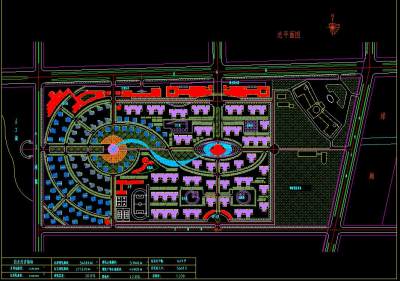 小区平面图规划施工图CAD图纸下载