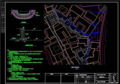 历史文化街全套园建施工图，历史文化街CAD施工方案