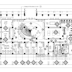 招商依山郡会所CAD施工图套图，会所CAD建筑图纸下载