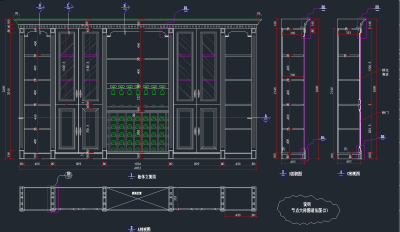 常用整木家具cad图集，家具CAD施工图纸下载