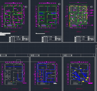 联通营业厅装修施工图,CAD施工图下载