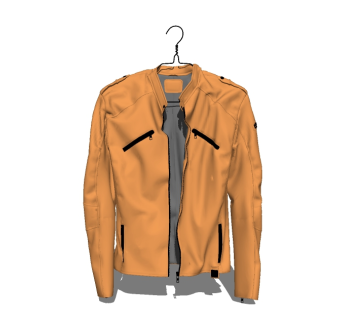 现代男士服装草图大师模型，服装sketchup模型下载