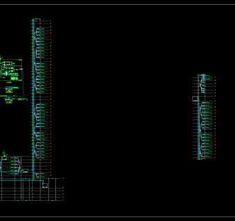 超高层办公综合体机电施工图，电气CAD施工图纸下载