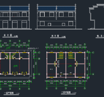 精品建筑CAD施工图，建筑CAD图纸下载