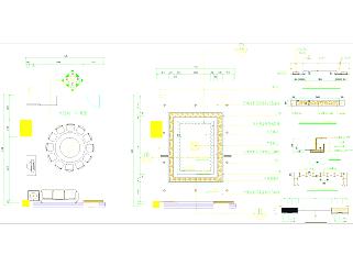 餐厅包间、总服务台CAD建筑设计图纸下载