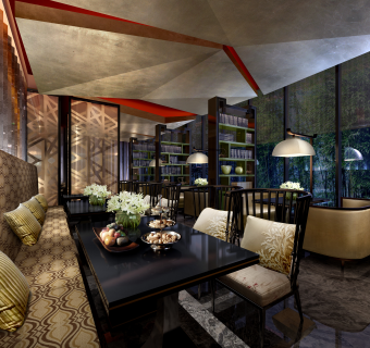 混搭风餐厅CAD施工图，餐厅CAD建筑图纸下载