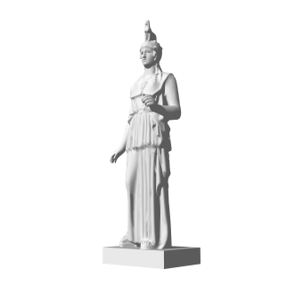欧式人物雕塑草图大师模型，雕塑sketchup模型下载