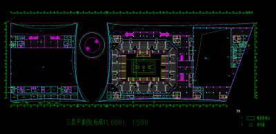 体育馆装修图CAD施工图，体育馆CAD图纸下载
