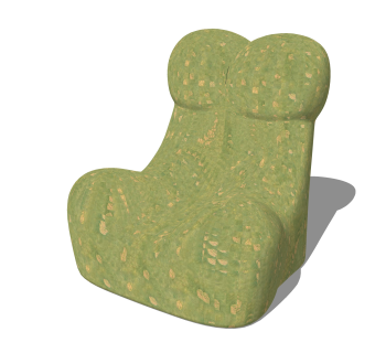 现代懒人沙发SU模型，懒人沙发skb文件下载