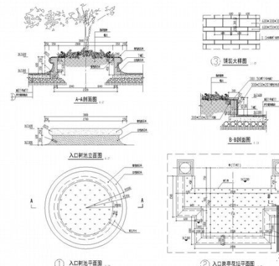 园林景观<a href=https://www.yitu.cn/sketchup/lvzhi/index.html target=_blank class=infotextkey><a href=https://www.yitu.cn/su/7629.html target=_blank class=infotextkey>树</a></a>池施工详图