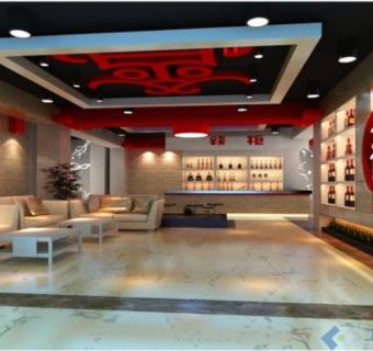 中式火锅店CAD施工图，火锅店CAD图纸下载