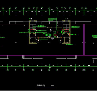高层住宅楼电气施工图CAD图纸
