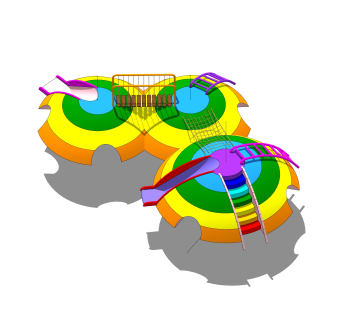 现代儿童智益玩具草图大师模型，玩具su模型下载