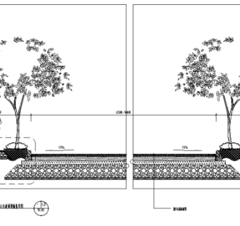 生态道路景观带改造设计全套施工图