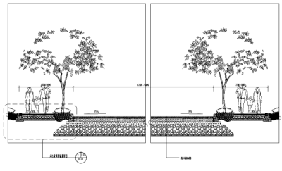 生态道路景观带改造设计全套施工图