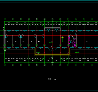 马古寺建筑cad施工图，寺庙cad图纸下载