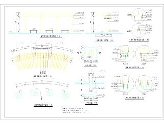 单臂花架CAD施工图