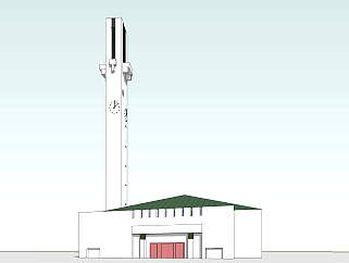阿尔瓦·<em>阿尔托</em>珊纳约基市政府中心草图大师模型下载