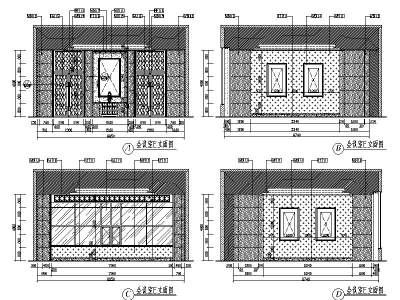 [成都]原生态中式风格茶坊室内<a href=https://www.yitu.cn/su/7590.html target=_blank class=infotextkey>设计</a>立面图