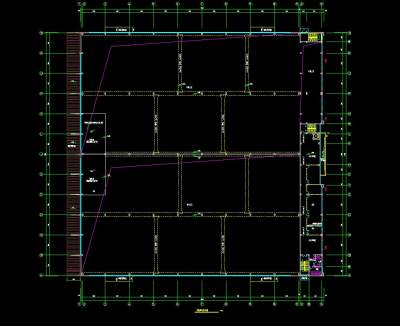 办公楼建筑暖通给排水施工图CAD图纸