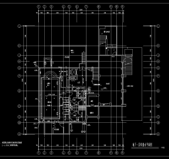 家装建筑给排水平面图施工图CAD图纸