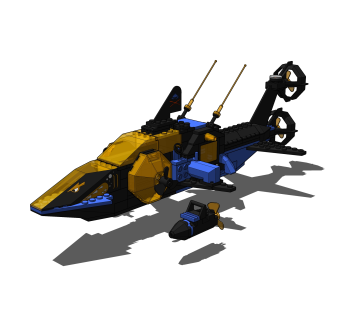 现代飞机战舰玩具草图大师模型，玩具su模型下载