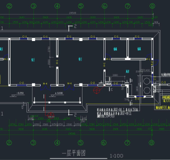 现代山庄餐饮部建施图，餐厅CAD施工图纸下载