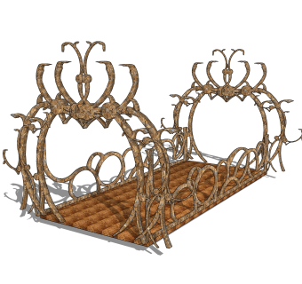 现代桥梁草图大师模型下载，sketchup桥梁su模型分享