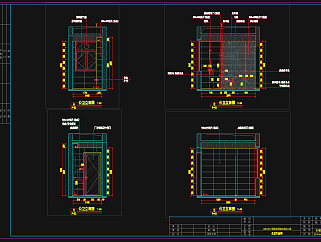 龙象城17栋中式风格施工图，样板房CAD施工图纸下载