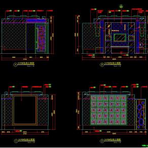 现代KTV会所CAD施工图，现代KTV会所CAD图纸下载