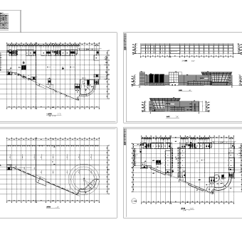 二层商场建筑设计图案例,商场购物中心CAD图纸下载