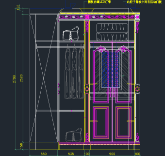 原创轻奢风格全屋定制展厅CAD图纸，定制展厅CAD建筑图纸下载