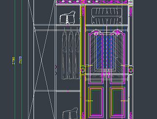 原创轻奢风格全屋定制展厅CAD图纸，定制展厅CAD建筑图纸下载