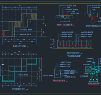 一套园林公园施工详图,cad建筑图纸免费下载