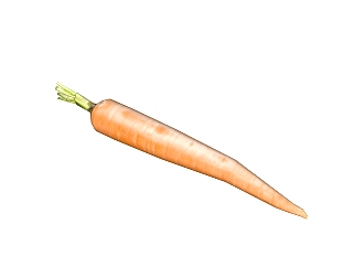 现代胡萝卜sketchup模型，蔬菜草图大师模型下载
